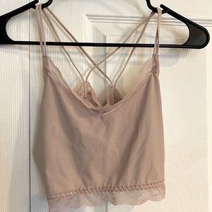Pale pink Lace Bralette